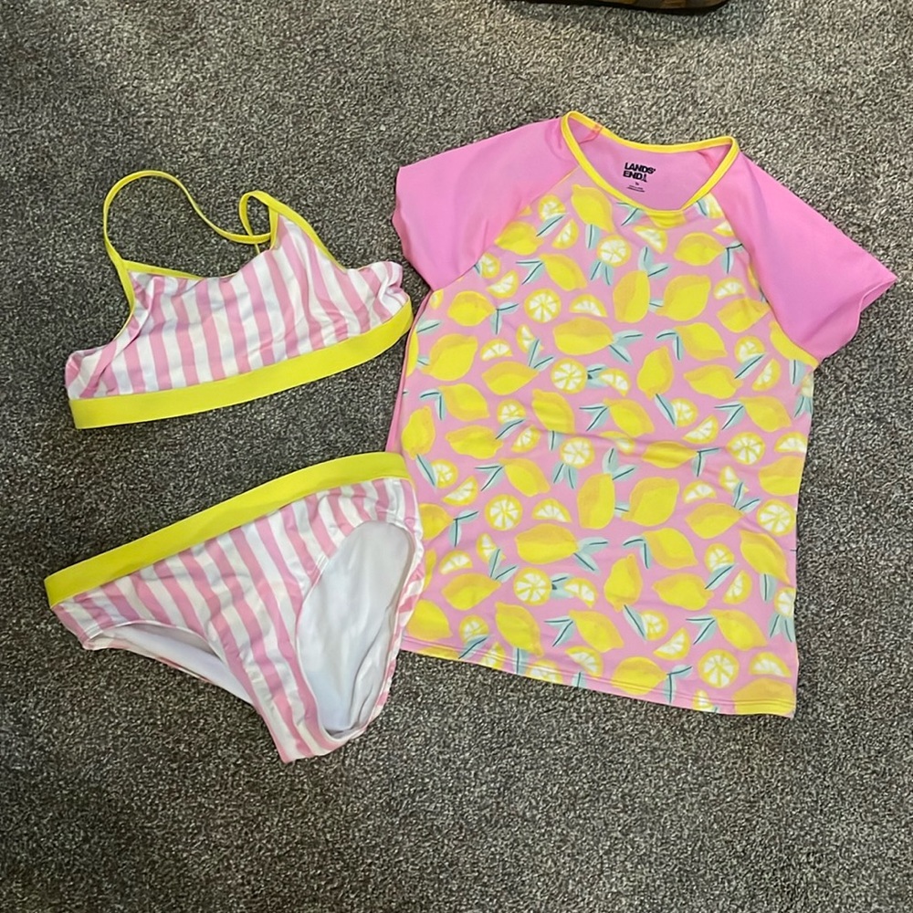 Lands end 3-piece girls suit size 14